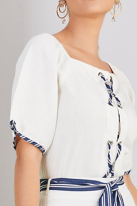 blusa mangas amplas com ilhos 6