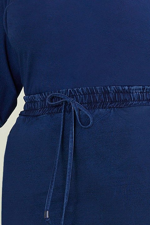 saia lapis azul marinho 5