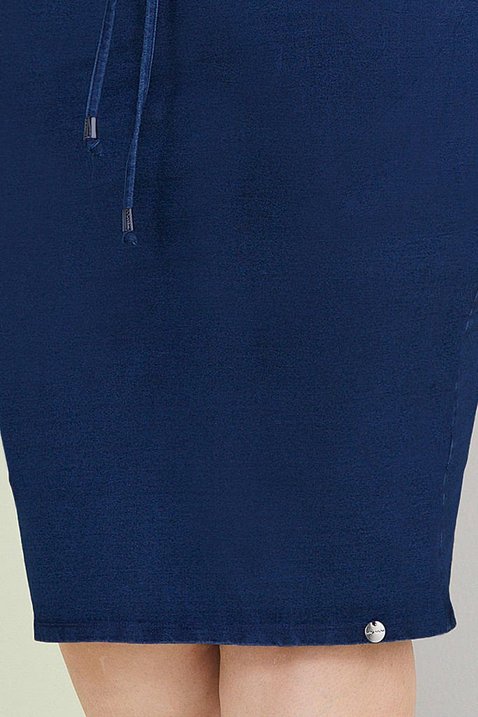 saia lapis azul marinho 6