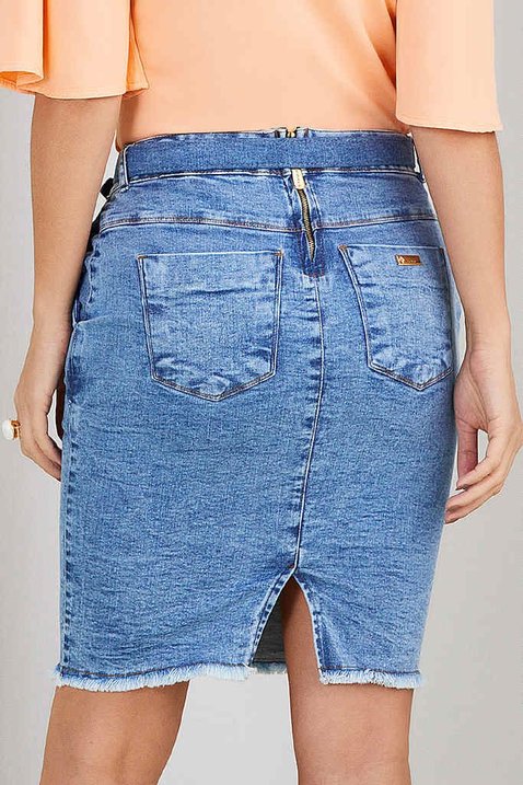 saia jeans com cinto titanium 5 easy resize com
