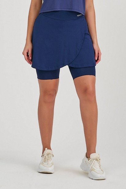 saia short biker moda fitness evangelica azul marinho epulari 12
