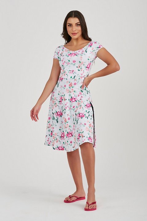 vestido com shorts moda praia evangelica modesta 13