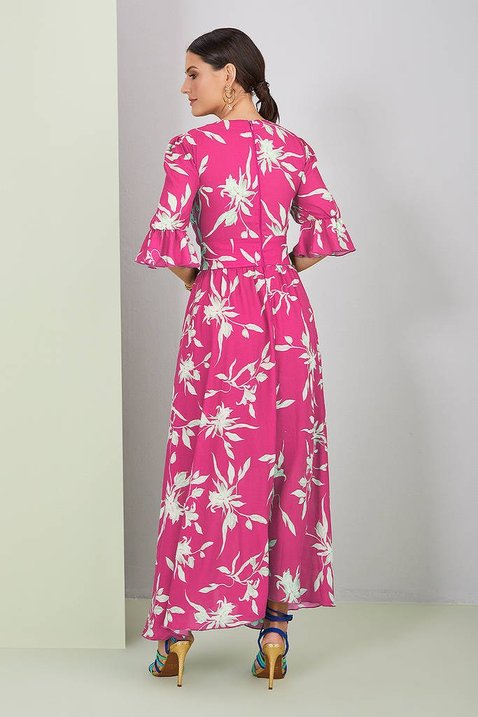vestido pink estampado midi 21