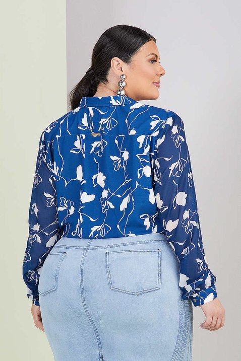 camisa azul estampada 9
