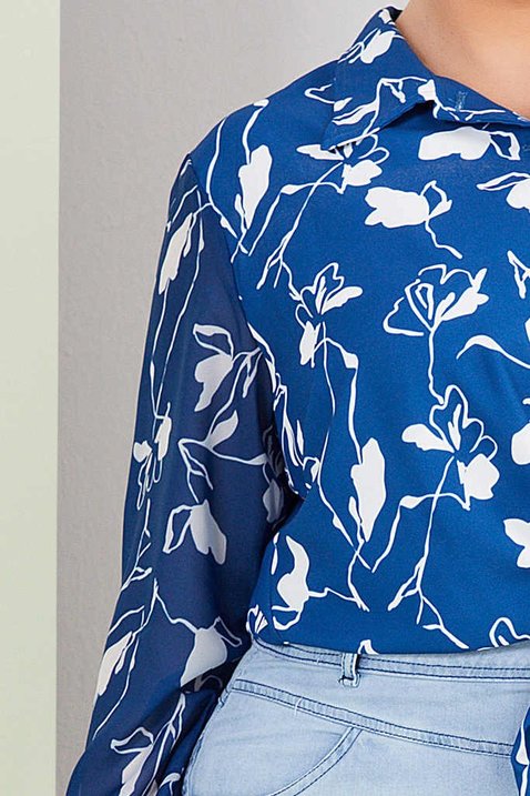 camisa azul estampada 6