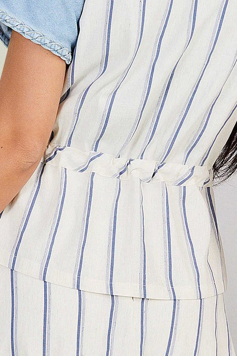 colete listrado com amarracao 1