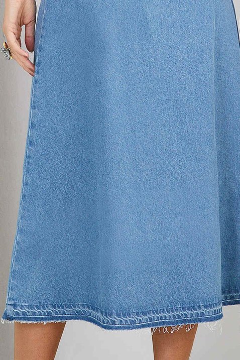 vestido midi azul claro titanium jeans 2 easy resize com