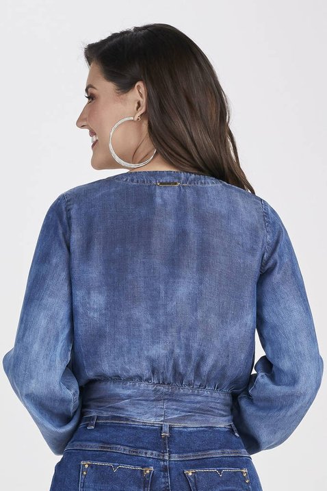 camisa jeans sustentavel com faixa fixa titanium jeans4 easy resize com 1