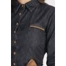 camisa jeans sustentavel com botoes encapados titanium jeans6 easy resize com 1