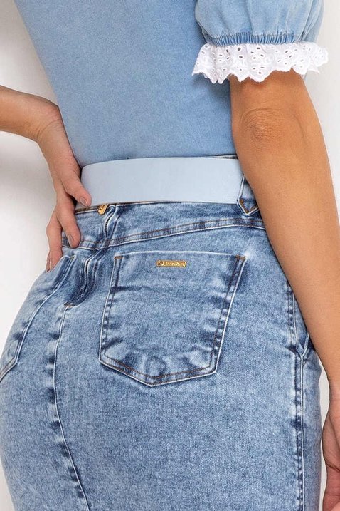 saia jeans barra desfiada 10