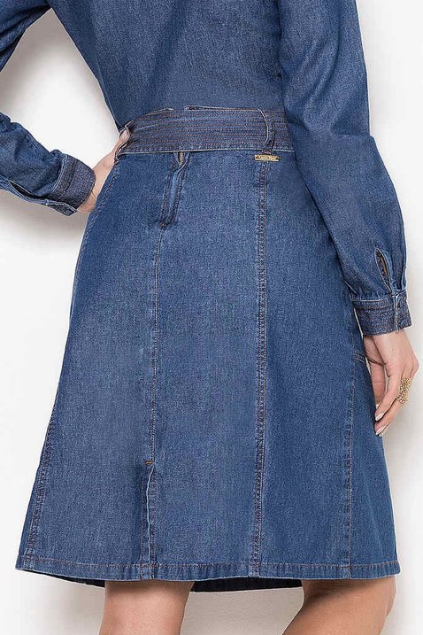 saia jeans evase 6