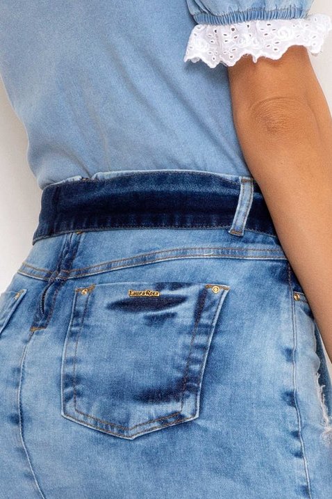 saia jeans com amarracao 10