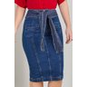 saia jeans com faixa fixa 2