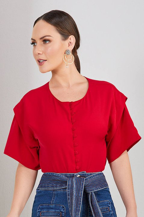 blusa vermelha mangas japonesa 2