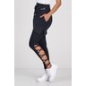 saia calca comprida preta poliamida leve e macia com protecao moda fitness modesta epulari 2