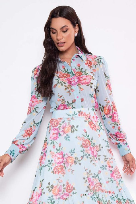 camisa manga longa estampada 2