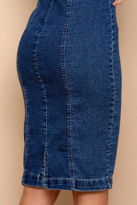 vestido tubinho jeans 1