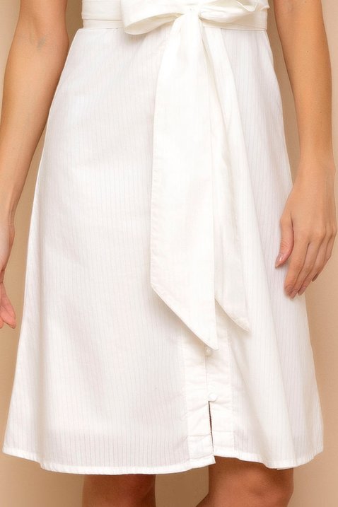 vestido off white com faixa 7