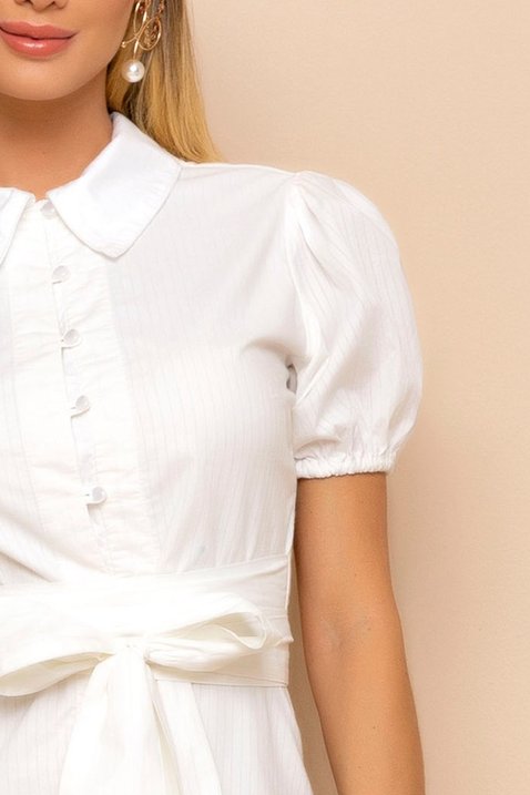 vestido off white com faixa 5