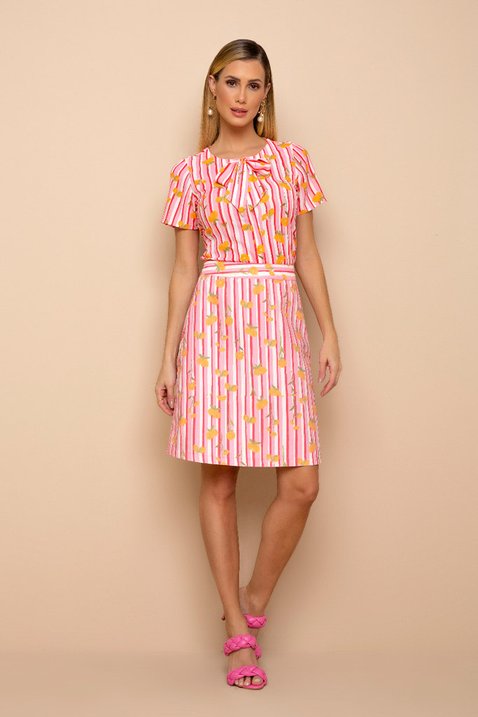 camisa estampada gola laco 2