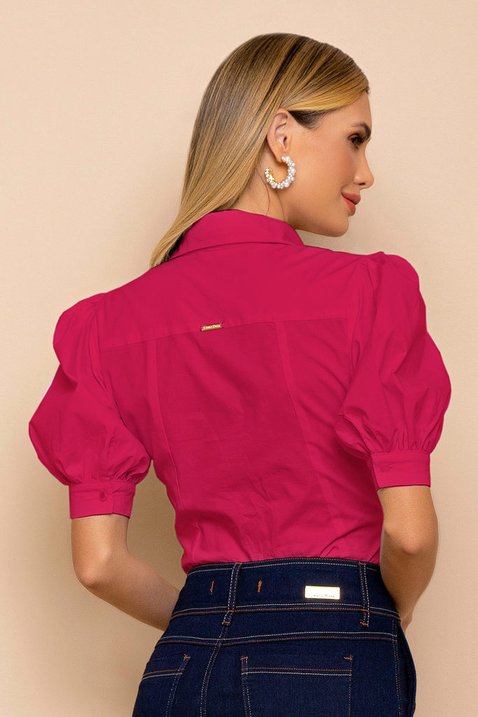 camisa vermelha mangas bufantes 6
