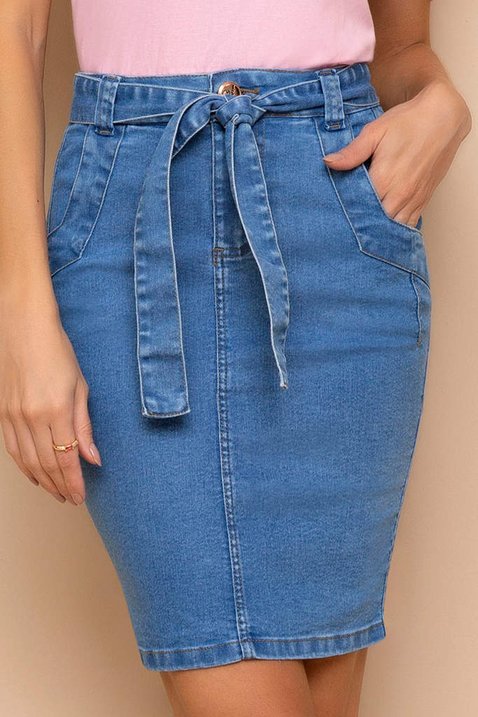 saia jeans com faixa 3