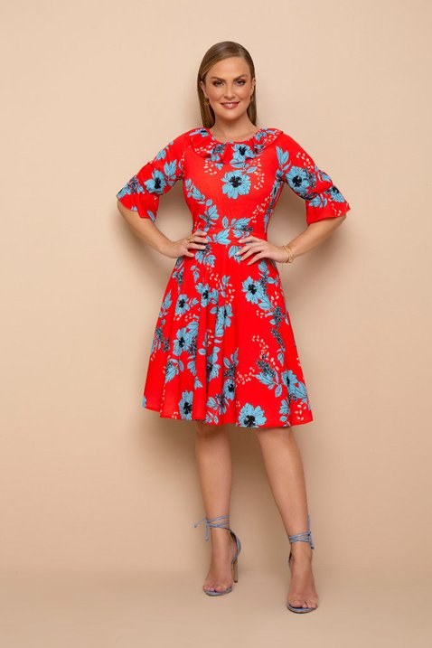 saia vermelha estampada 2