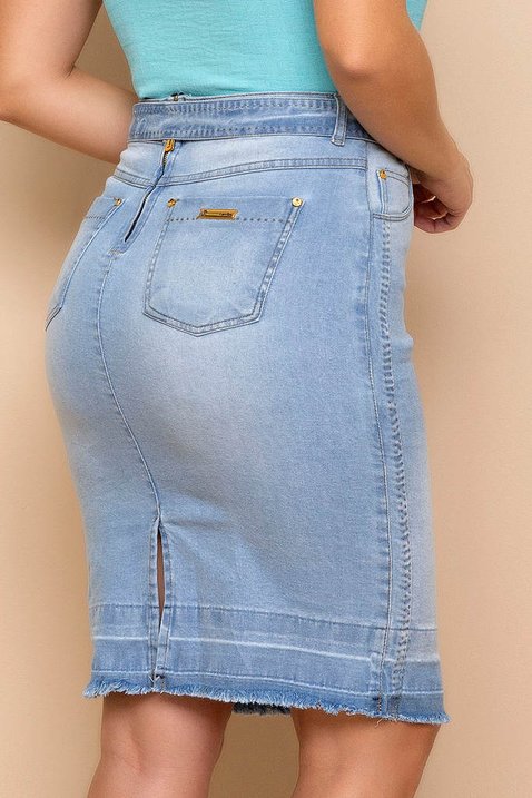 saia jeans barra desfiada 8