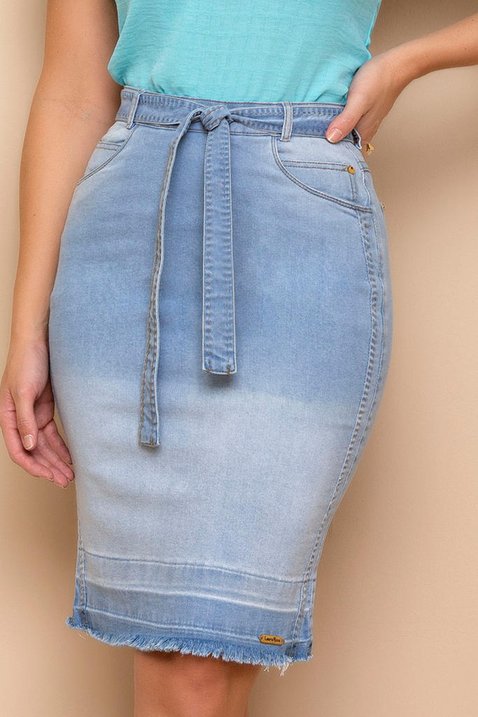 saia jeans barra desfiada 3