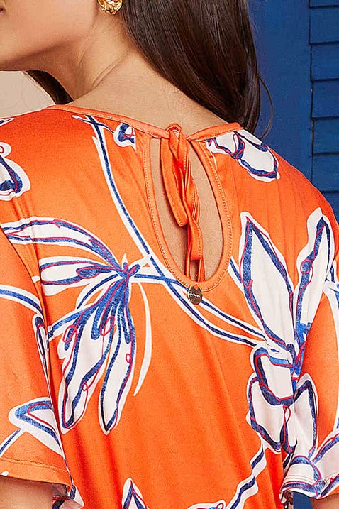 vestido estampado com cordao 9
