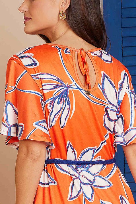 vestido estampado com cordao 8