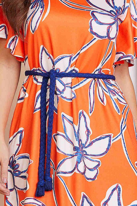 vestido estampado com cordao 5