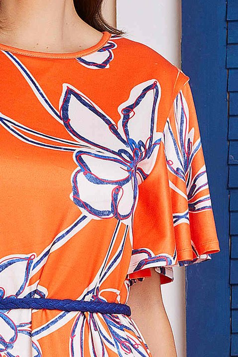 vestido estampado com cordao 4