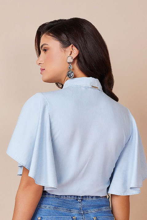 camisa jeans mangas gode 7