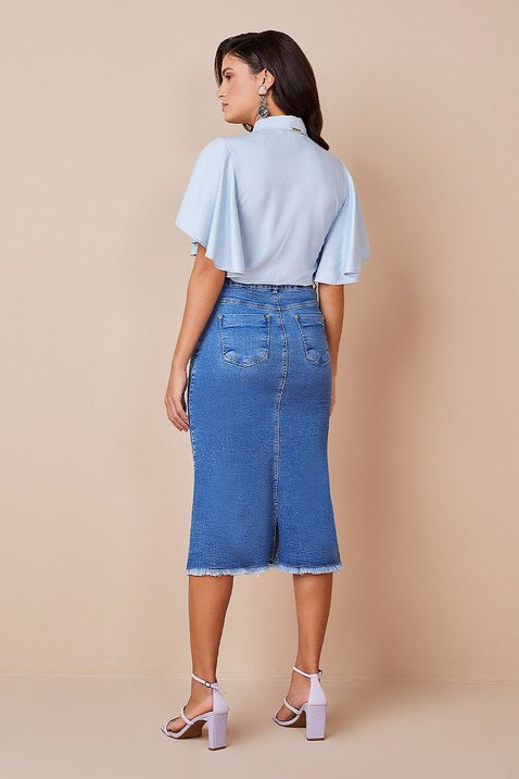 camisa jeans mangas gode 6