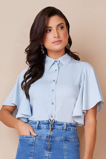 camisa jeans mangas gode 3