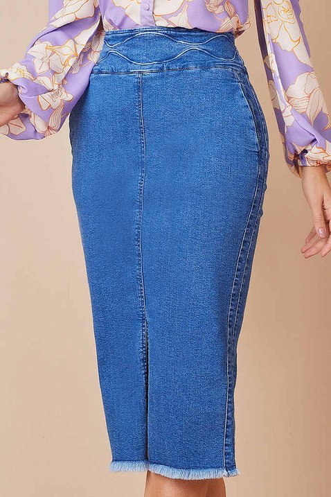 saia midi jeans ttianium 2 easy resize com