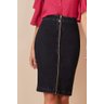 saia preta ziper frontal 3