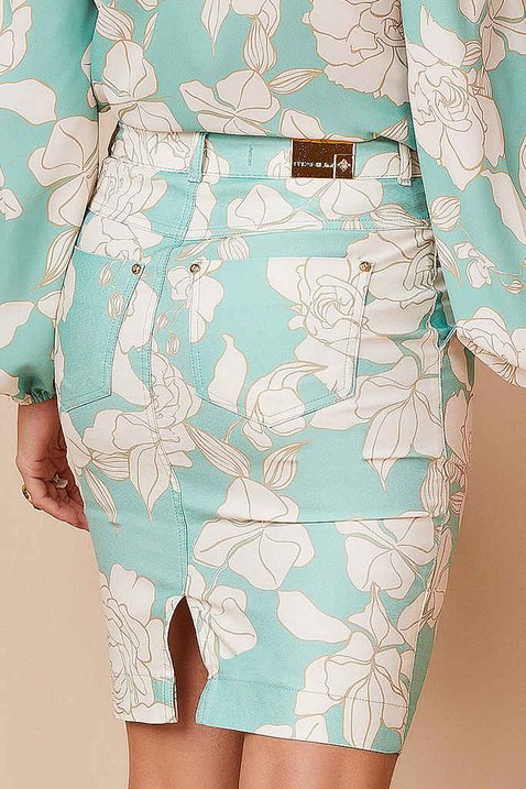saia verde estampada 3