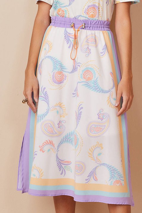 saia estampada midi 3