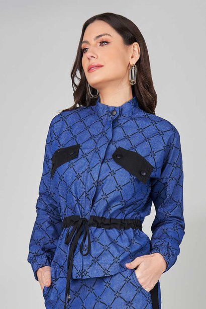 jaqueta azul estampada 3