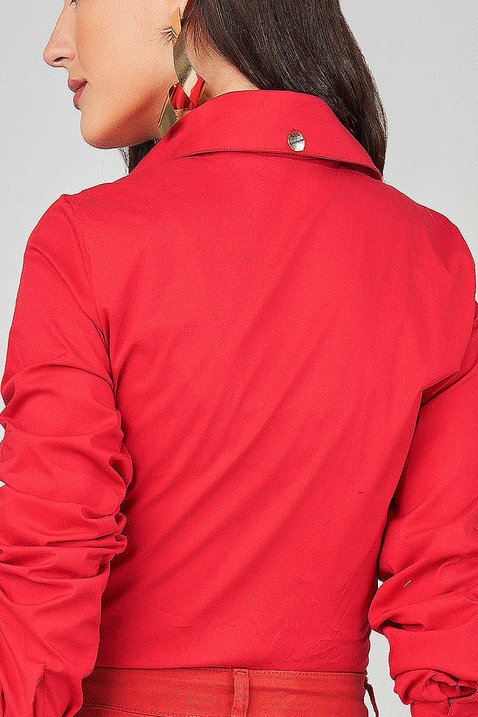 camisa vermelha manga longa 8