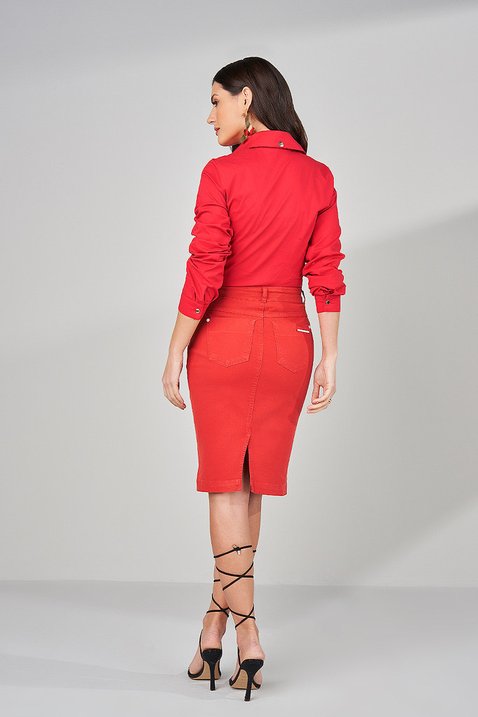 camisa vermelha manga longa 6