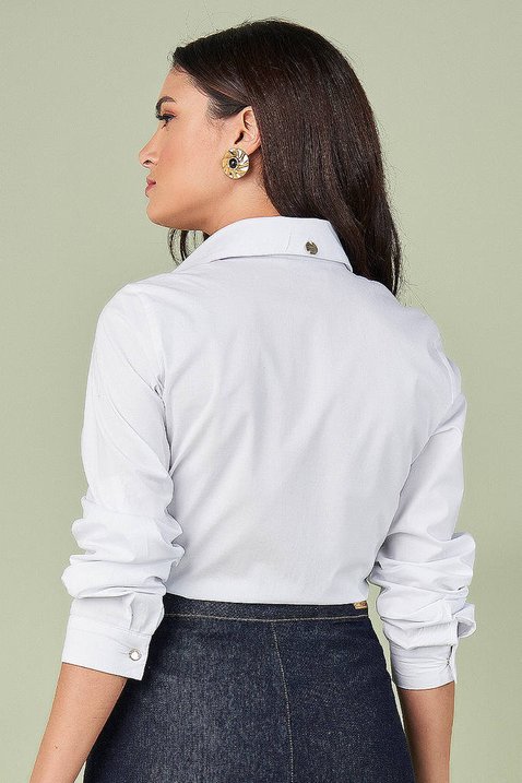 camisa branca manga longa 7