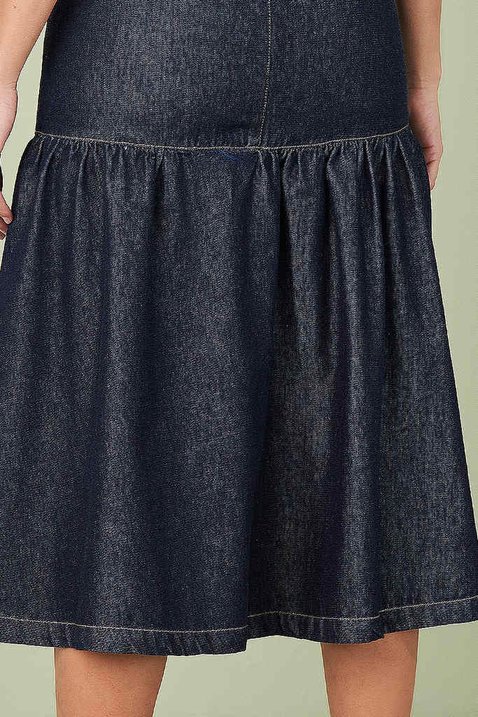 saia jeans sino midi 1