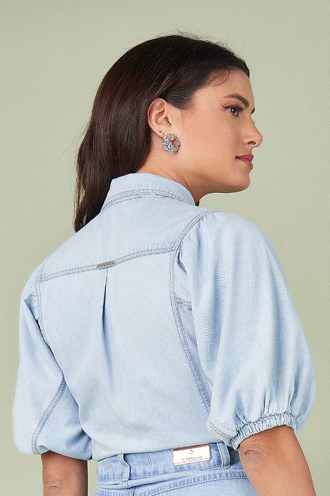 camisa jeans mangas bufantes 7