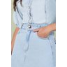 saia jeans longa evase 3