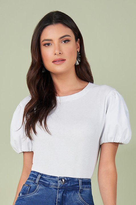 t shirt branca mangas bufantes 2