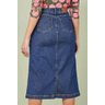 saia jeans evase midi 8
