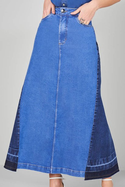 saia longa jeans 2